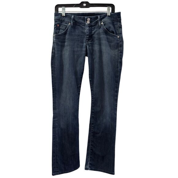 Hudson Denim - Hudson Jeans Women’s Size 28 Beth Baby Boot Flap Pockets Mid Rise Medium Wash